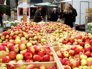 Apfelverkauf